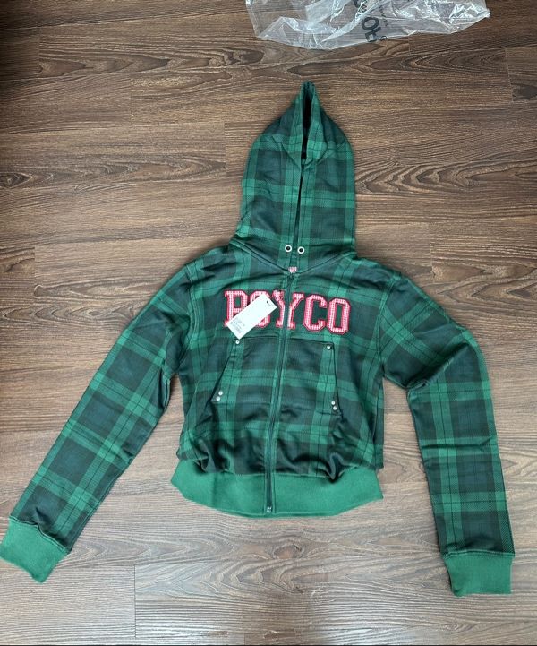 MUSINSA | SCULPTOR Cottage Zip-Up Hoodie Check