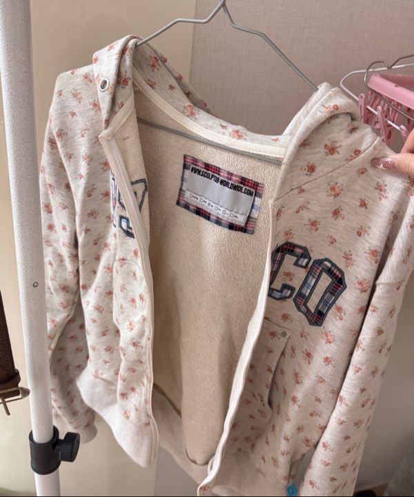 MUSINSA公式 | SCULPTOR Cottage Zip-Up Hoodie Flower