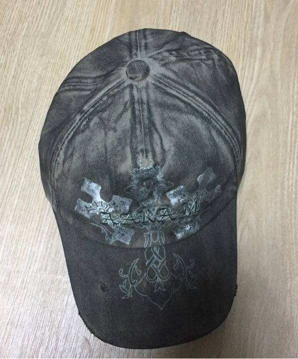 AAKAM ■ CROS2 Washed Damage Ball Cap MUSINSA | AAKAM CROS2 Washed Damage Ball Cap (Khaki)
