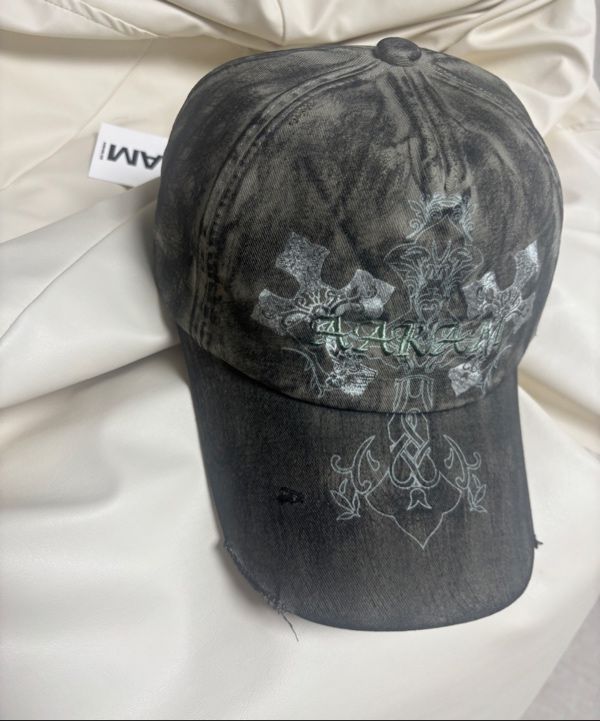 AAKAM ■ CROS2 Washed Damage Ball Cap MUSINSA | AAKAM CROS2 Washed Damage Ball Cap (Khaki)