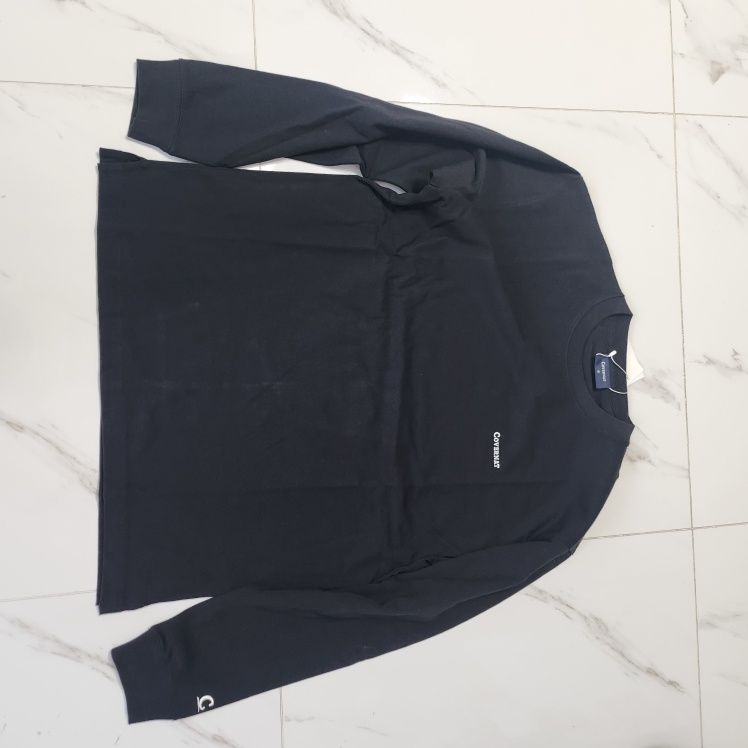 MUSINSA公式 | COVERNAT Small Authentic Long Sleeve White