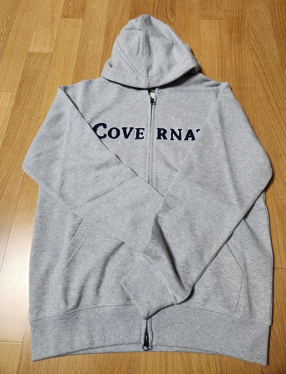 パーカー・フーディ COVERNAT Authentic Logo Hoodie Melange Gray MUSINSA | COVERNAT Authentic Logo Hoodie Melange Gray