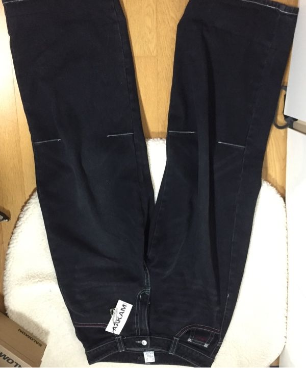 MUSINSA | AAKAM CROS2 Washed Denim Pants (Black)