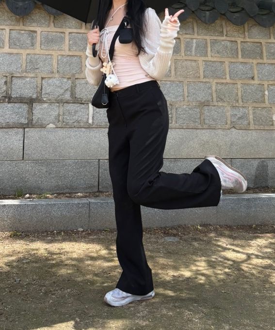 MUSINSA | PAINORPLEASURE ANGEL SHIRRING TOP pink