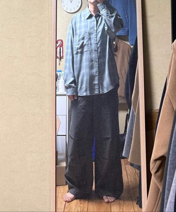 MUSINSA | 999HUMANITY PARA EASY PANTS V2 (WASHED CHARCOAL)