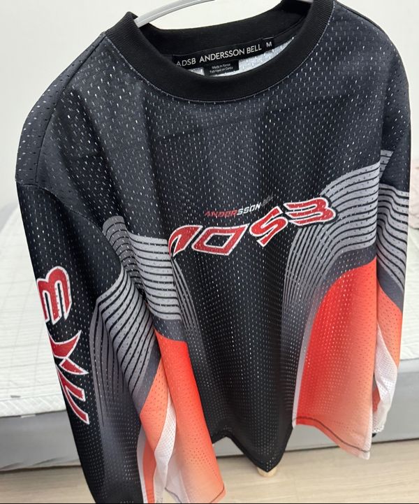 MUSINSA | ANDERSSON BELL Mesh Racing L/S T-shirt atb1296m