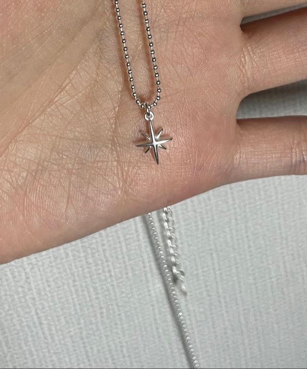 ★Hei★ [sv925] shooting star necklace MUSINSA | HEI [sv925] shooting star necklace