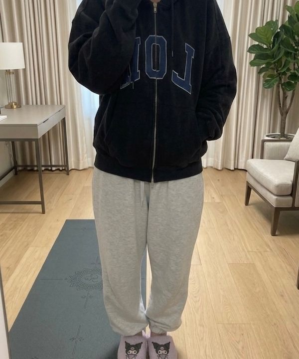 MUSINSA公式 | LOW CLASSIC LOW SOFT SWEAT ZIP-UP