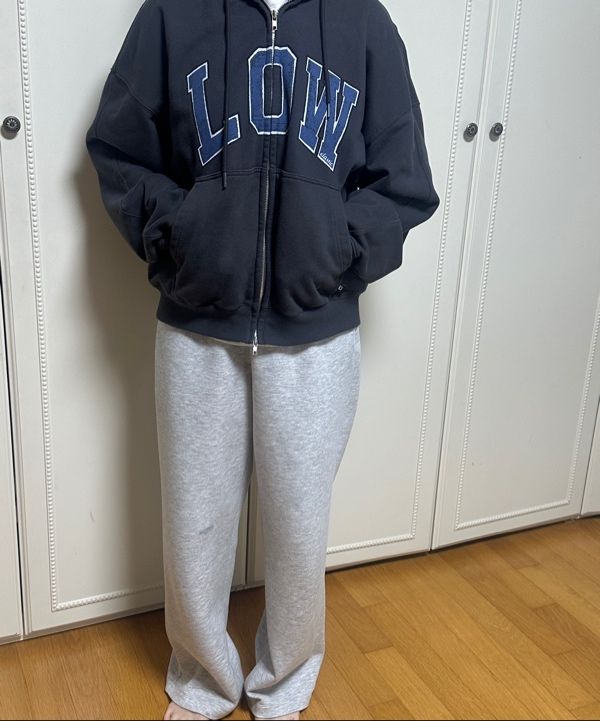 MUSINSA公式 | LOW CLASSIC LOW SOFT SWEAT ZIP-UP