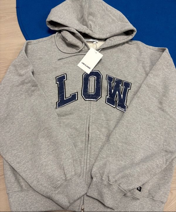 た LOW CLASSIC LOW SOFT SWEAT ZIP-UP MUSINSA | LOW CLASSIC LOW SOFT SWEAT ZIP-UP HOODIE_MELANGE