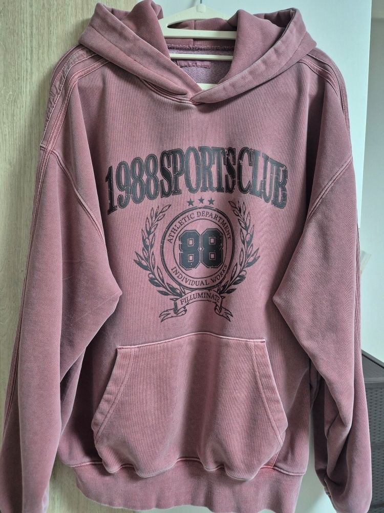 MUSINSA | FILLUMINATE 1988 Pigment Wash Hoodie - Light Grey