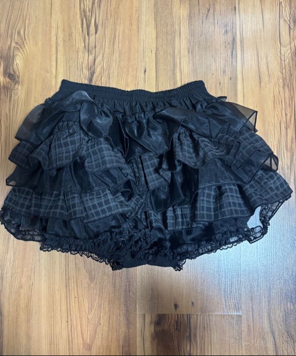 MUSINSA | ILLIO Check tutu shorts