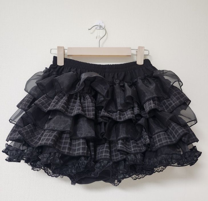 MUSINSA | ILLIO Check tutu shorts