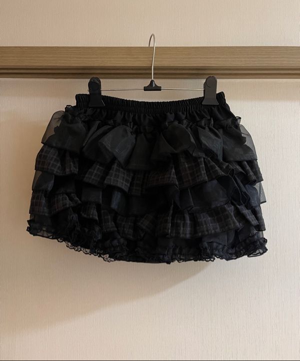 MUSINSA | ILLIO Check tutu shorts
