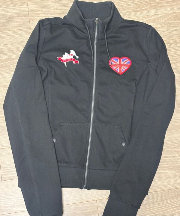 MUSINSA | SCULPTOR Flag Track Zip-Up Black