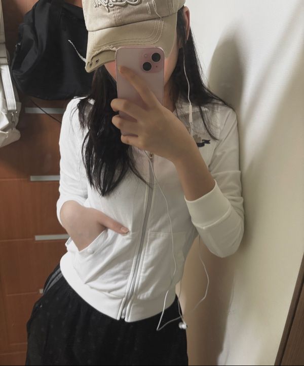 MUSINSA公式 | SCULPTOR Flag Track Zip-Up White