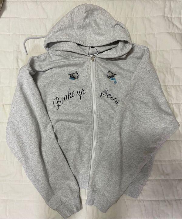 MUSINSA | SCULPTOR My Go To Hoodie Zip-Up White Melange