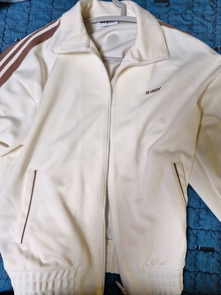MUSINSA | NERDY Jacquard Tape Track Top (25SS) Ivory