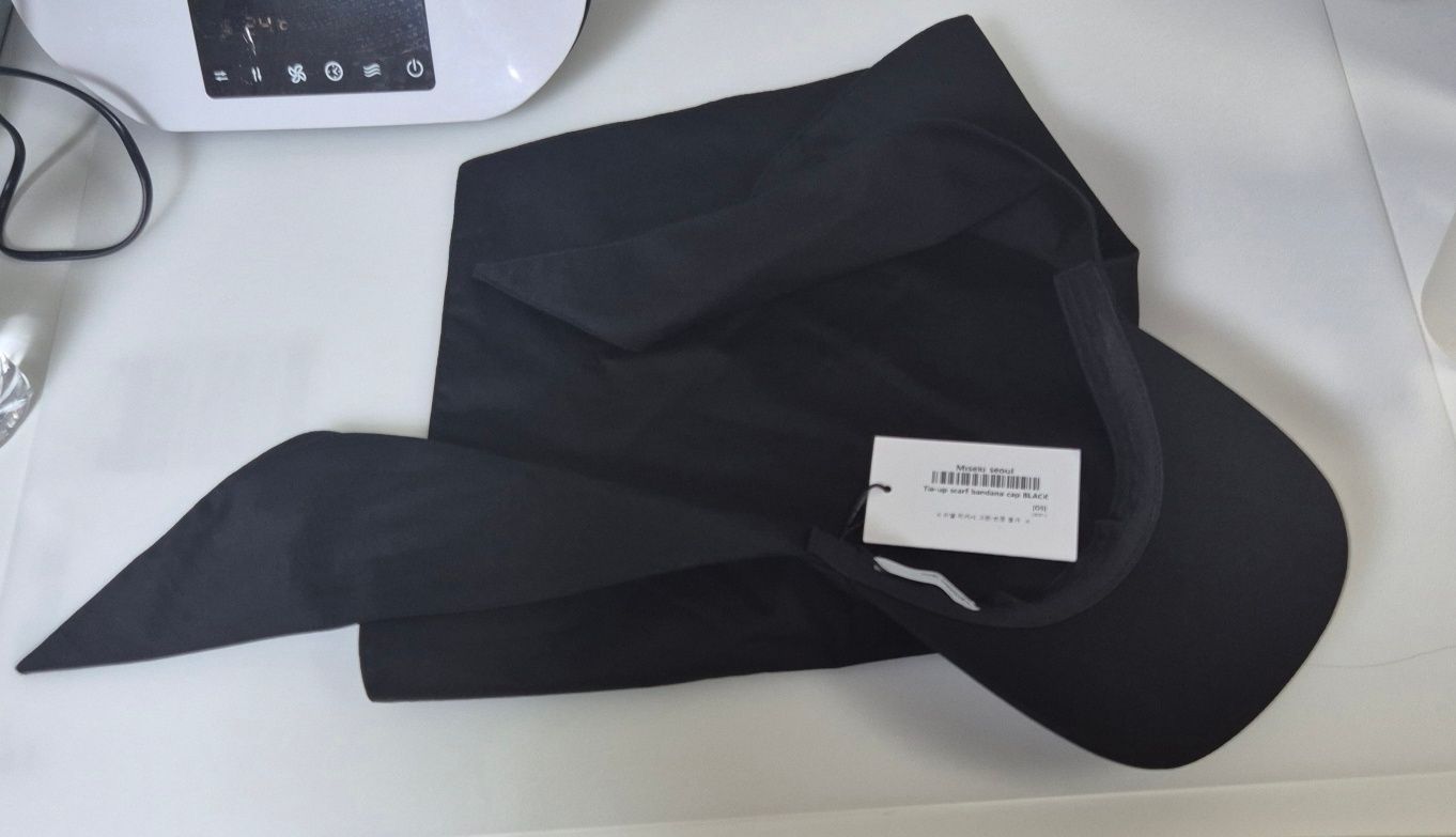 MUSINSA | MISEKI SEOUL Tie-up scarf bandana cap CHECK
