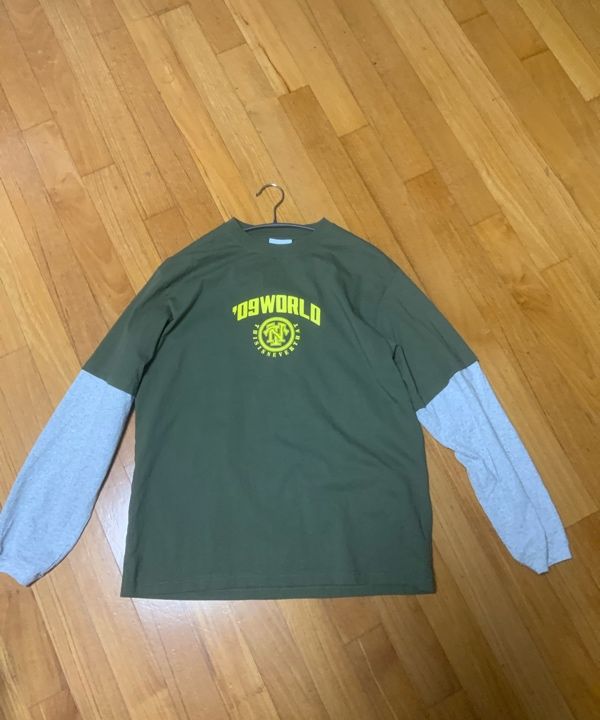 【THISISNEVERTHAT】Layered L/S Tee Olive MUSINSA | thisisneverthat® Layered L/S Tee Olive