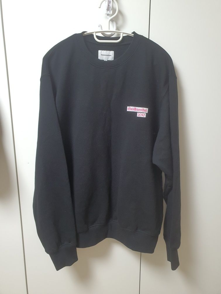 MUSINSA公式 | thisisneverthat® Lion 2010 Crewneck Blue