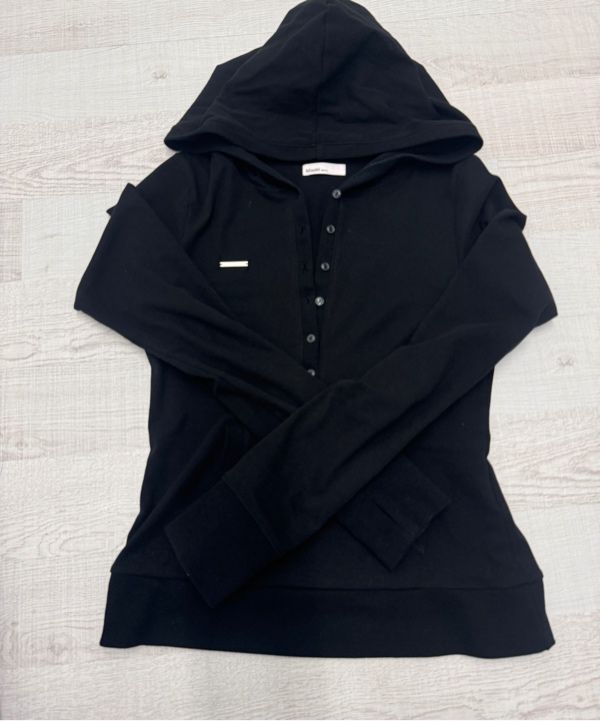 【Miseki SEOUL】Hoodie shirring padding MUSINSA | MISEKI SEOUL Fitted hoodie long sleeves CHARCOAL