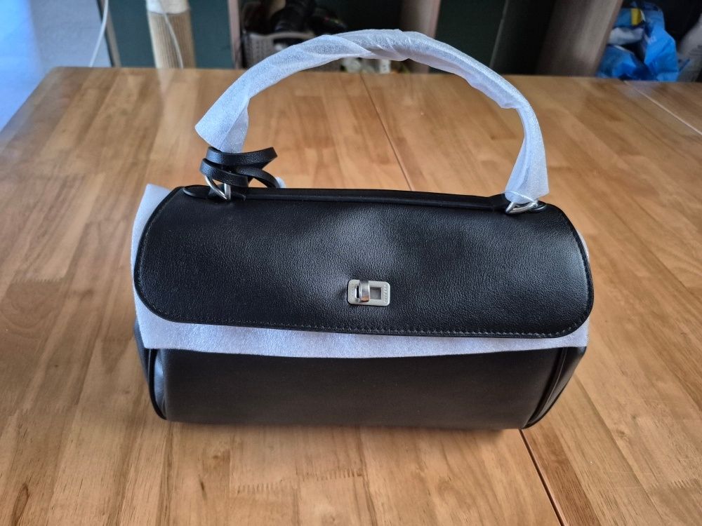 MUSINSA | SIYAZU SIAC3061 Leather Michelle Bag S_Black