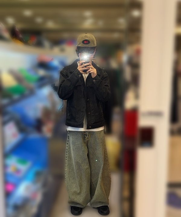 MUSINSA公式 | NOT4NERD Python Layered Denim Jacket - Black