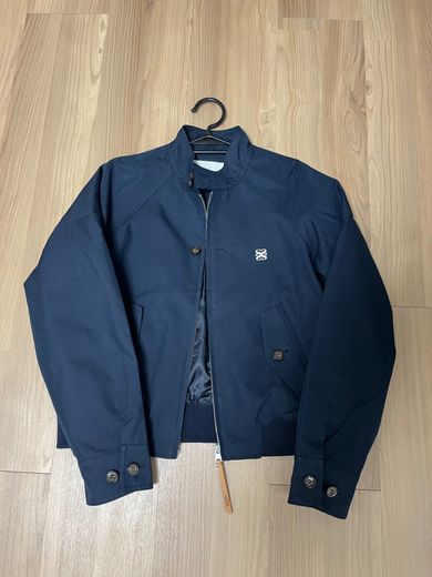 MUSINSA | SATUR (W) Lecce Cotton Harrington Jacket Classic Navy