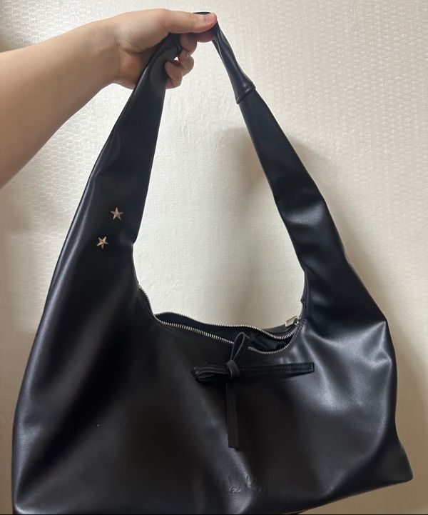 ★Wai Kei★ Artificial Leather Ribbon Hobo Bag Black YKBE01A MUSINSA | WAI KEI Artificial Leather Ribbon Hobo Bag Mint