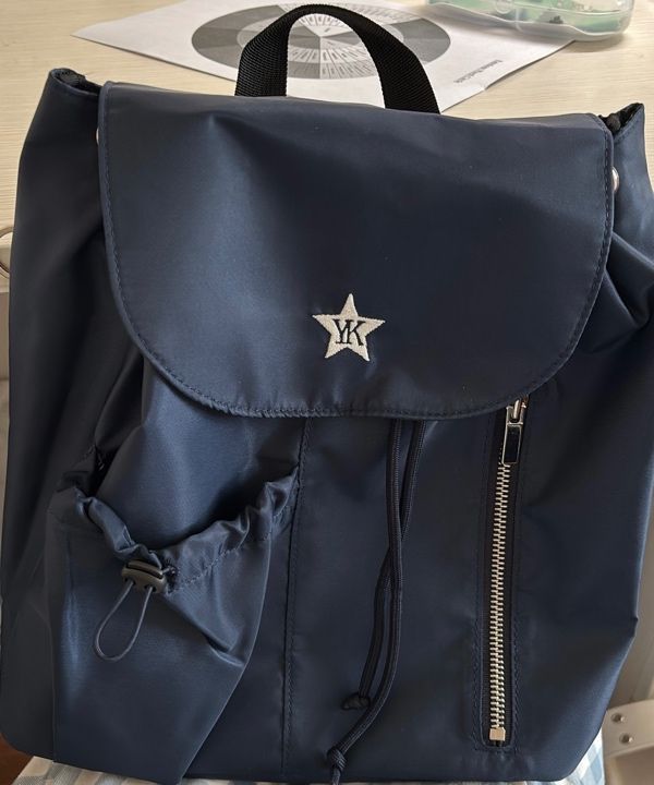 MUSINSA公式 | WAI KEI Nylon Star Mini Backpack Black