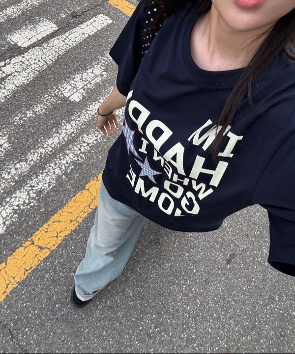 Tシャツ・カットソー Wai Kei I am HAPPY short sleeve T shirt 5BJH1585 MUSINSA | WAI KEI I am HAPPY short sleeve t-shirt white