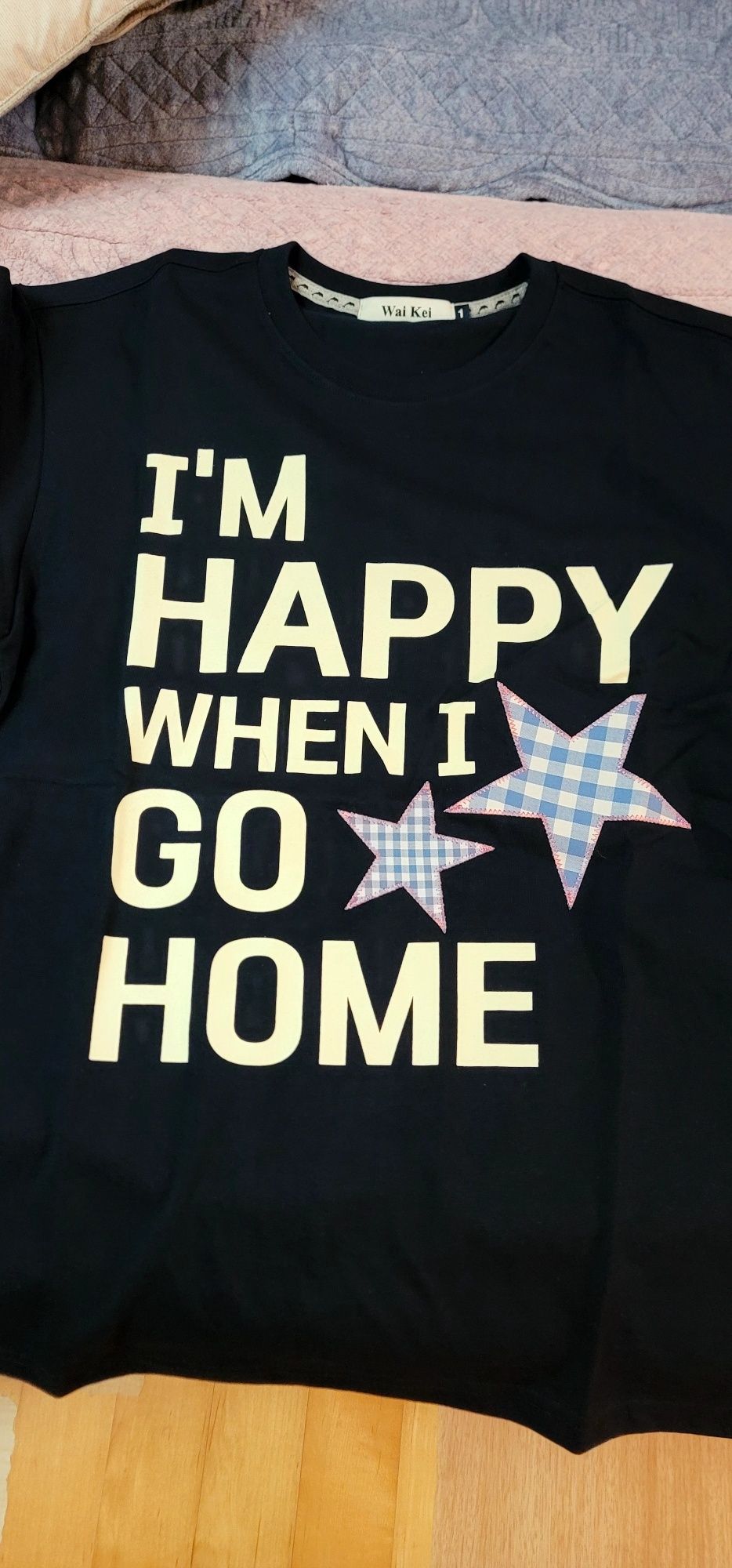 ★WAIKEI★ I am HAPPY short sleeve t-shirt pink YKBE01TS16-2 MUSINSA | WAI KEI I am HAPPY short sleeve t-shirt pink
