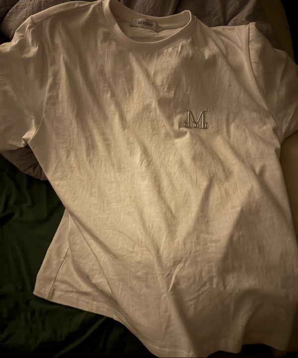 ◆MUCENT◆ Cut l Logo Signature Short Sleeve Tee Unisex MUSINSA | MUCENT Cut Metal Logo Signature Short Sleeve Tee