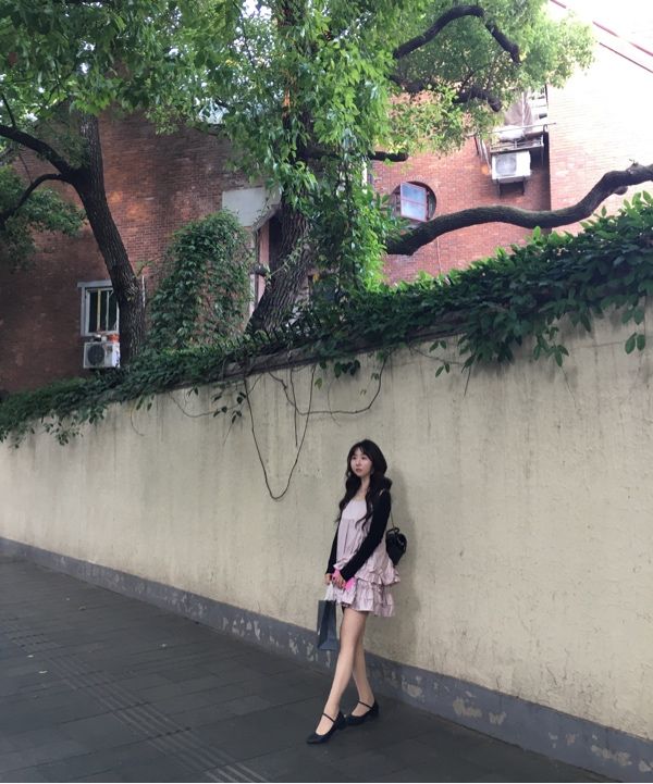 ワンピース Frill Sleeveless Dress (Pink) sinoon Frill Sleeveless Dress (Pink) sinoon Sinoon】 Round Shirring