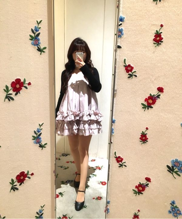 MUSINSA公式 | SINOON Frill Sleeveless Dress (Pink)