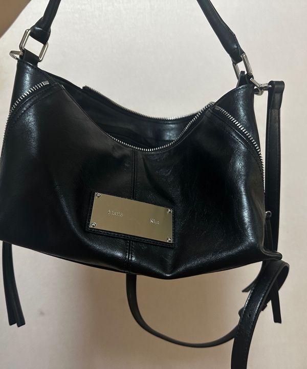 MUSINSA | MATIN KIM SIDE ZIPPER TWO WAY BAG IN BLACK
