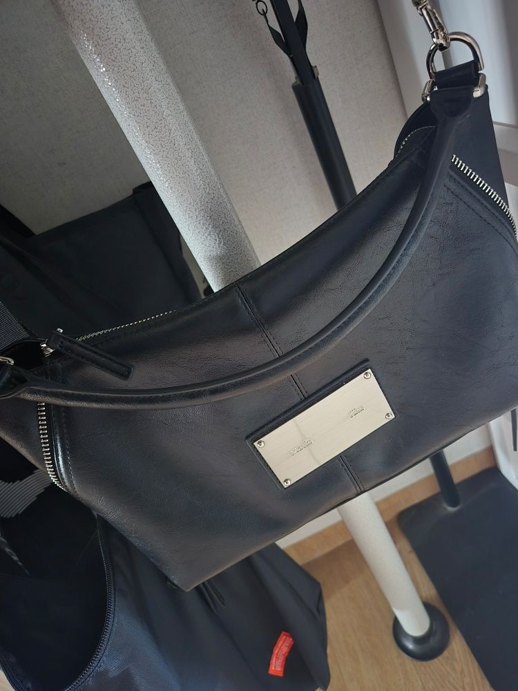 MUSINSA | MATIN KIM SIDE ZIPPER TWO WAY BAG IN BLACK