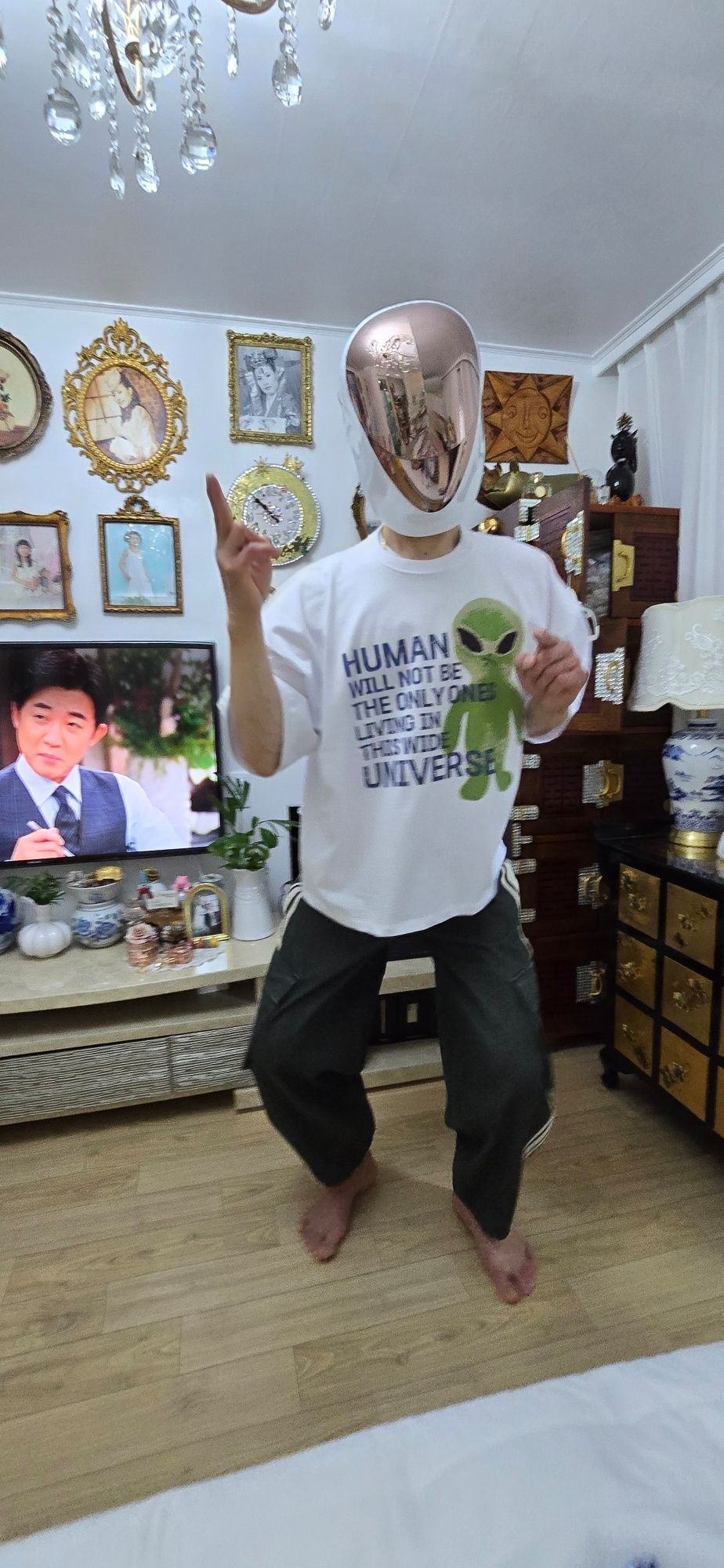 HOODHOOD ♥ Alien slogan overfit short sleeve t-shirt MUSINSA | HOODHOOD Alien slogan overfit short sleeve t-shirt