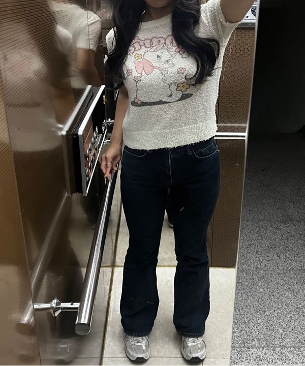 Tシャツ・カットソー LUV IS TRUE MARIE BOUCLE KNITPINK MARIE] BOUCLE KNIT(PINK) - LUVISTRUE
