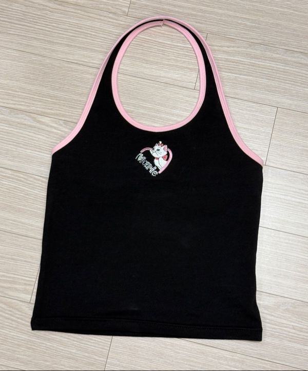 Tシャツ・カットソー LUV IS TRUE MARIE HALTERNECK TOPBLACK MUSINSA | LUV IS TRUE [MARIE] HALTERNECK TOP(BLACK)