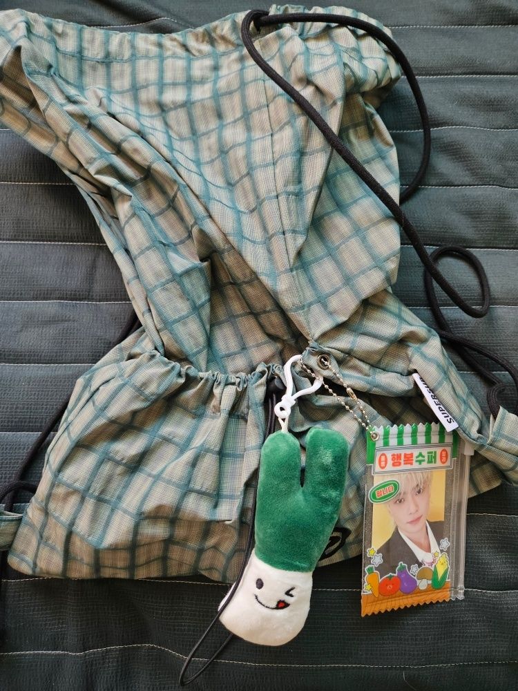 [SUPERSUB] SWAVER CHECK STRING BACKPACK /追跡付 MUSINSA公式 | SUPERSUB SWAVER CHECK STRING BACKPACK - GREEN