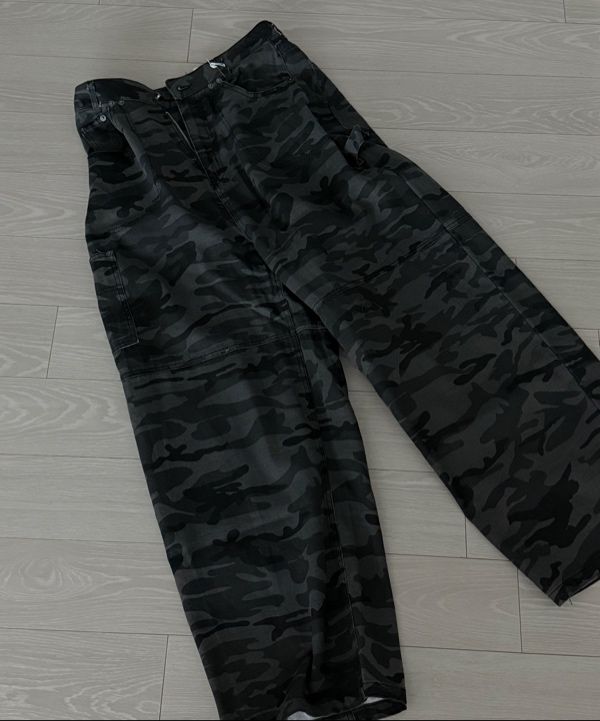 ★FANCY CLUB★ Carpenter lettering denim pants DARK GRAY F25 Carpenter Lettering Denim Pants (Dark Gray) F25QD884 - FANCY