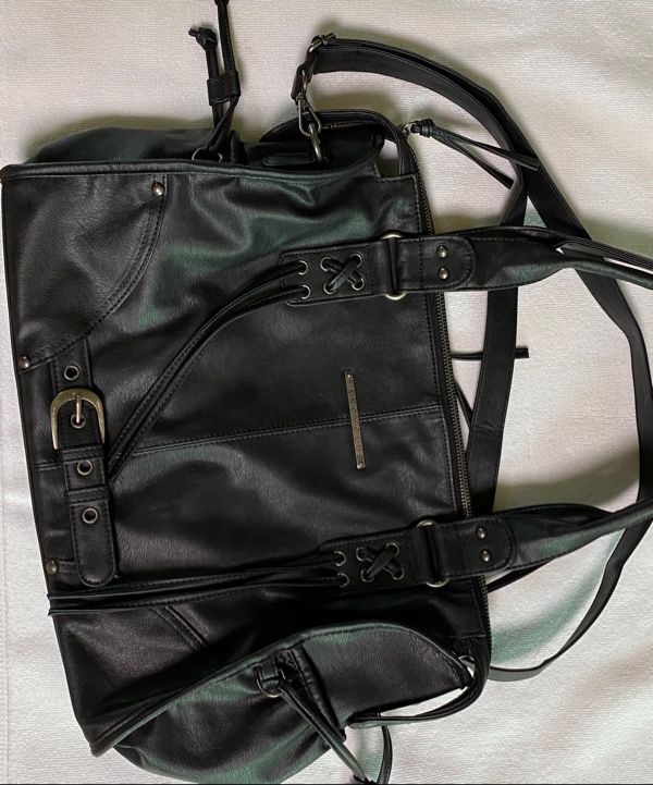 ☆NASTY FANCY CLUB☆ Belted washed leather bag GRAY F25QE990 MUSINSA | FANCY CLUB Belted Washed Leather Bag (GRAY) F25QE990