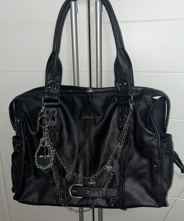 ☆NASTY FANCY CLUB☆ Belted washed leather bag GRAY F25QE990 MUSINSA | FANCY CLUB Belted Washed Leather Bag (GRAY) F25QE990