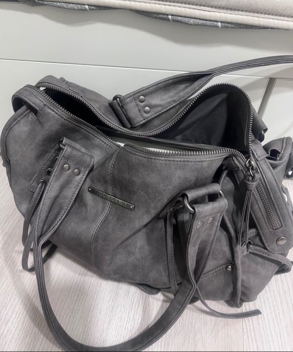 FANCY CLUB BELTED WASHING LEATHER グレー MUSINSA | FANCY CLUB Belted Washing Leather Bag (GRAY) F25QE990
