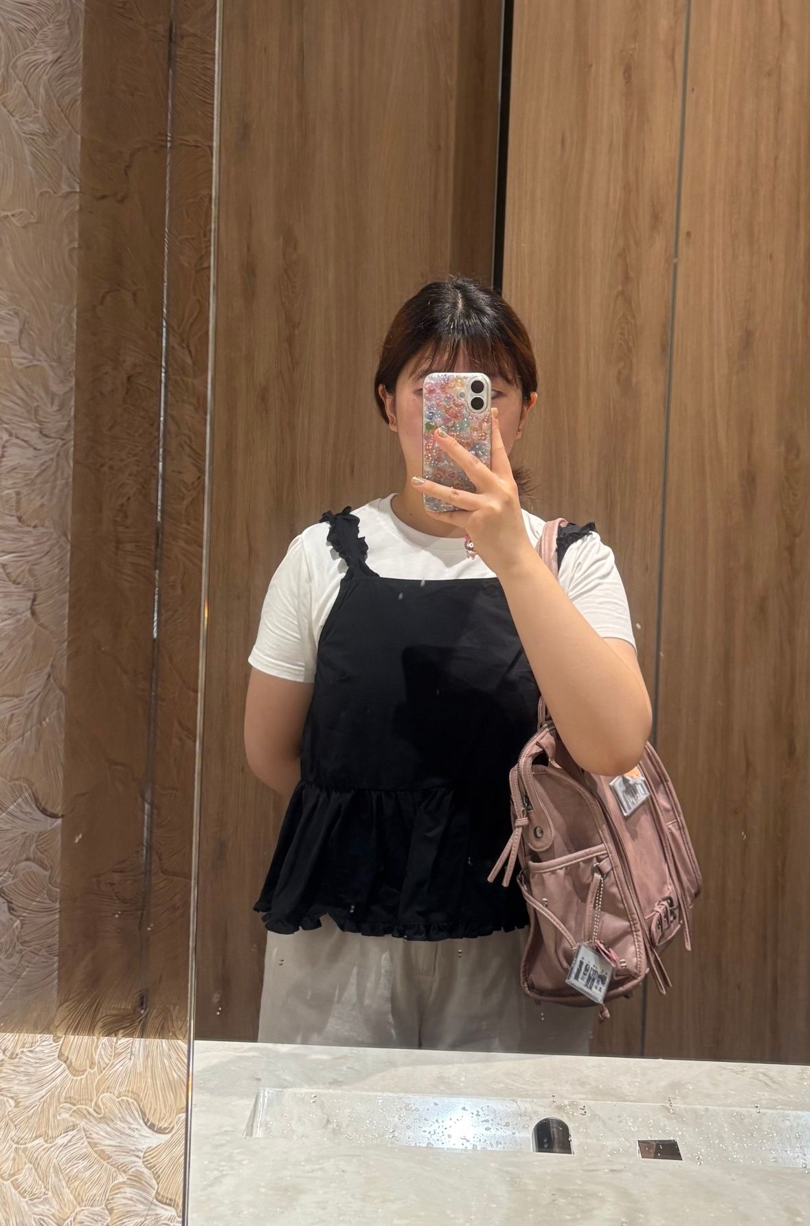MUSINSA | FANCY CLUB Belted Washing Leather Bag (BABY PINK) F25QE990