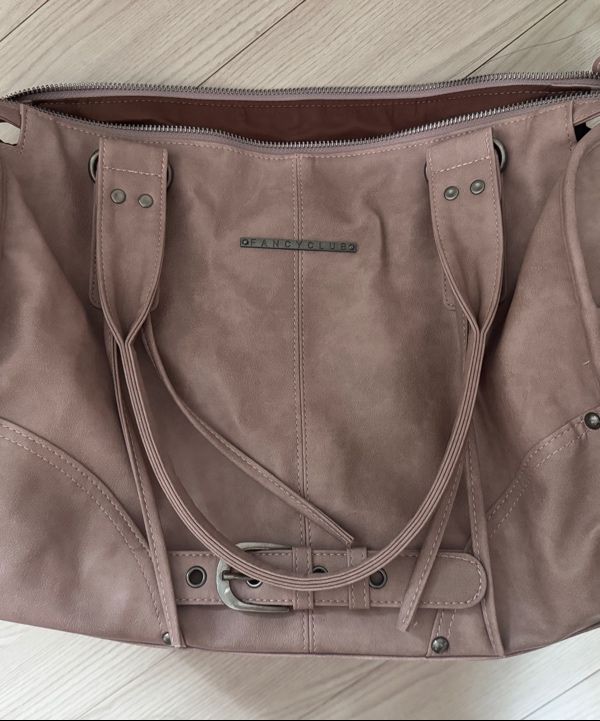 ☆fancy club☆ Belted Washed Leather Bag GRAY F25QE990 F25QE MUSINSA | FANCY CLUB Belted Washed Leather Bag (GRAY) F25QE990
