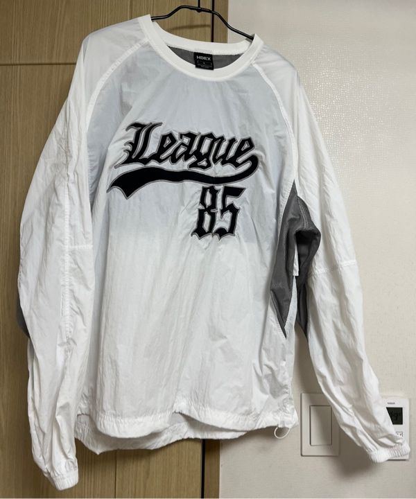 MUSINSA | HDEX League 85 Warmup Pullover (White)