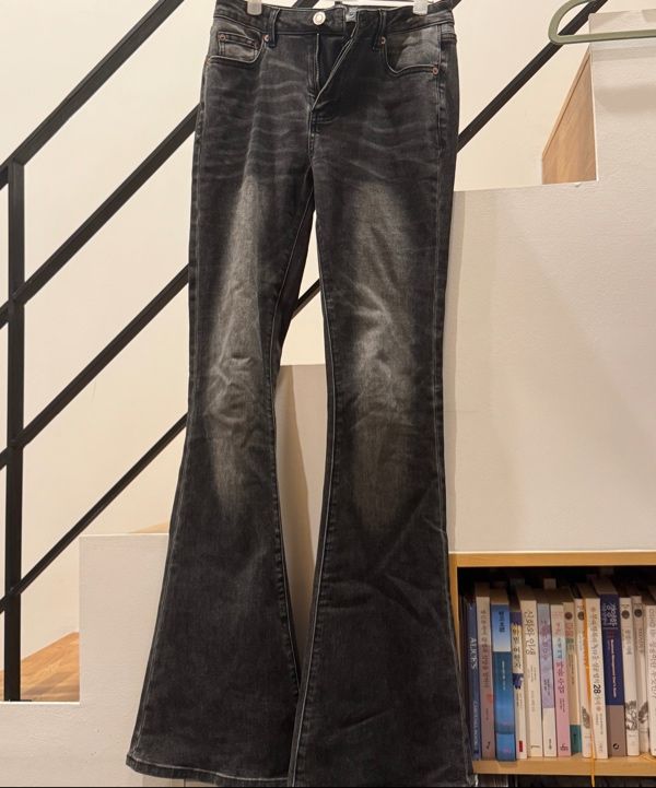 MUSINSA公式 | BADBLOOD 0119 Low Rise Bootcut Jeans - Black